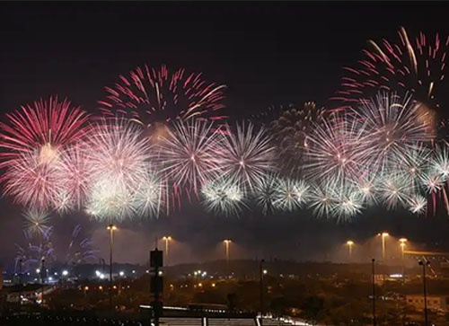 剑阁县焰火晚会